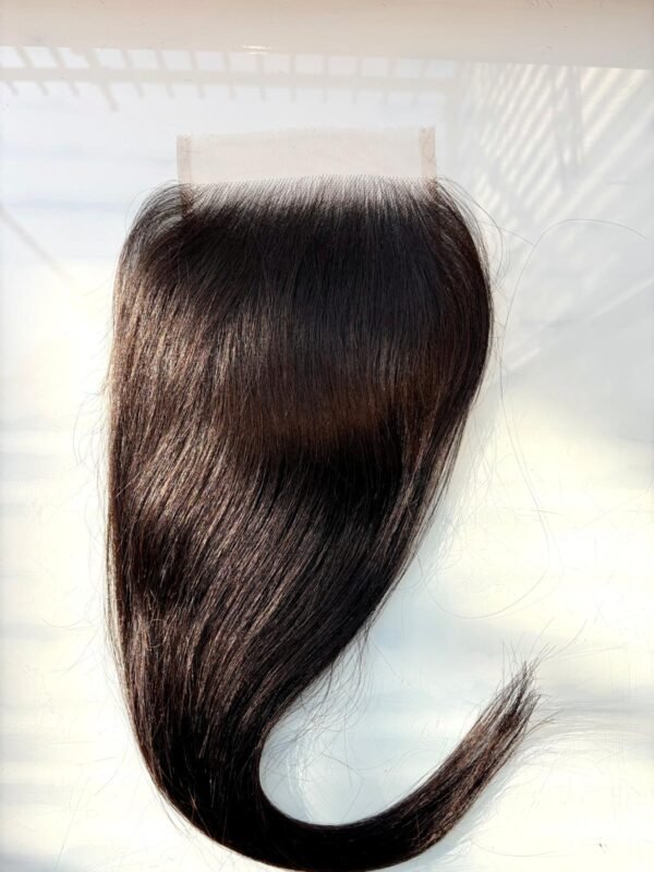 5*5 HD Peruvian Straight Raw closure - Image 4